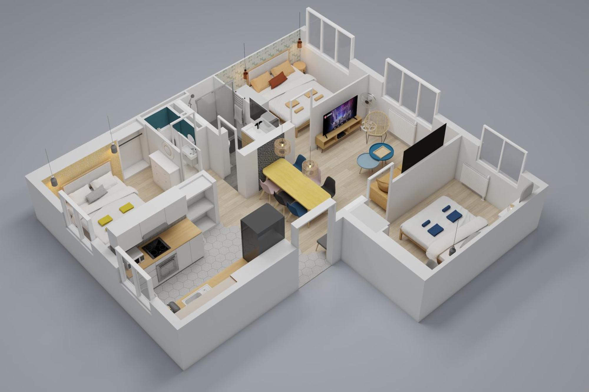 Bienvenue Chez Ed Apartman Villeurbanne Kültér fotó